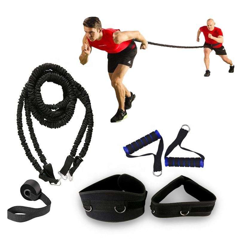 High Quality Workout Agility Belt Speed Bungee Cord Fitness Strength Speed Basketball Training Equipment High Quality Workout Agility Belt Speed Bungee Cord Fitness Strength Speed Basketball Training Equipment